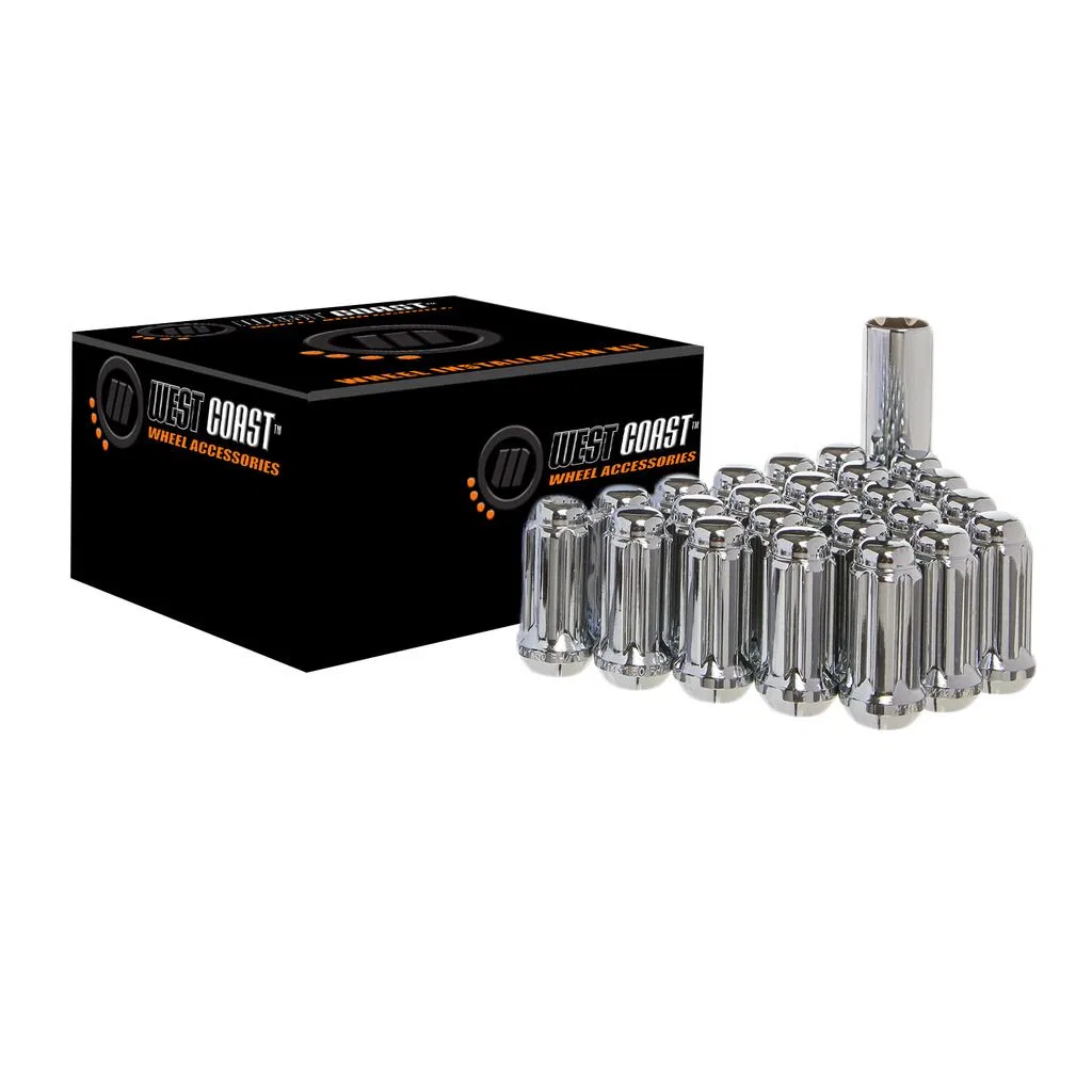 DPC5614ST – WC WHEEL ACC Wheel Installation Kit, 6 Lug Kit 14 Millimeter X 1.5 Thread Size 60 Degree Conical Bulge Sp...